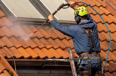 Démoussage et hydrofuge de toiture à Ballons